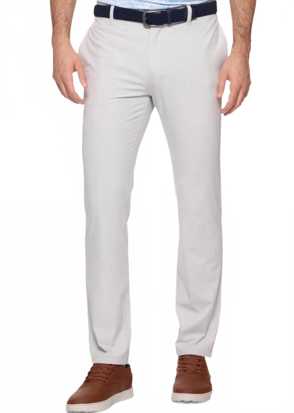 NEW FLAGS & ANTHEM men's pivot performance pants in light grey